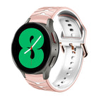 Curved Texture Silicone Watch Band, For Samsung Galaxy Watch 4 44mm, For Samsung Galaxy Watch 4 40mm, For Samsung  Galaxy Watch 4 Classic 42mm - DealBuddy