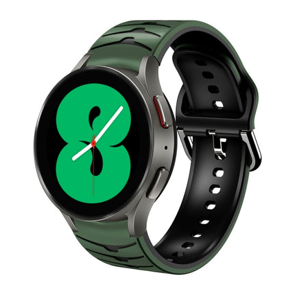 Curved Texture Silicone Watch Band, For Samsung Galaxy Watch 4 44mm, For Samsung Galaxy Watch 4 40mm, For Samsung  Galaxy Watch 4 Classic 42mm - DealBuddy