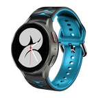 For Samsung Galaxy Watch 4 40mm / Black+Blue