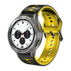 For Samsung  Galaxy Watch 4 Classic 42mm / Black+Yellow