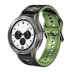 For Samsung  Galaxy Watch 4 Classic 42mm / Black+Green