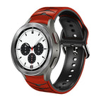 For Samsung  Galaxy Watch 4 Classic 42mm / Red+Black