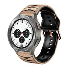 For Samsung  Galaxy Watch 4 Classic 42mm / Khaki + Black