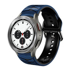 For Samsung  Galaxy Watch 4 Classic 42mm / Dark Blue + Black