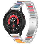 For Galaxy Watch 5 Pro 45mm / Silver Rainbow