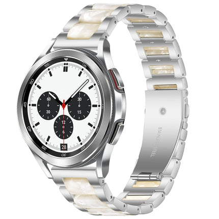 Interbead Resin Metal Watch Band, For Galaxy Watch 4 Classic 42 / 46mm - DealBuddy