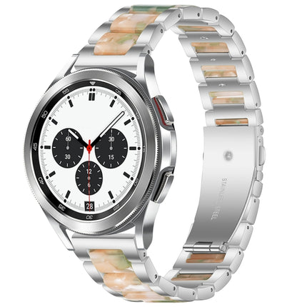 Interbead Resin Metal Watch Band, For Galaxy Watch 4 Classic 42 / 46mm - DealBuddy