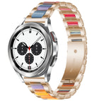 For Galaxy Watch 4 Classic 42 / 46mm / Rose Gold Rainbow