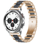 For Galaxy Watch 4 Classic 42 / 46mm / Rose Gold Blue