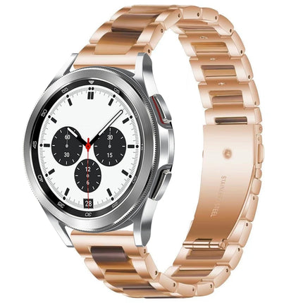 Interbead Resin Metal Watch Band, For Galaxy Watch 4 Classic 42 / 46mm - DealBuddy