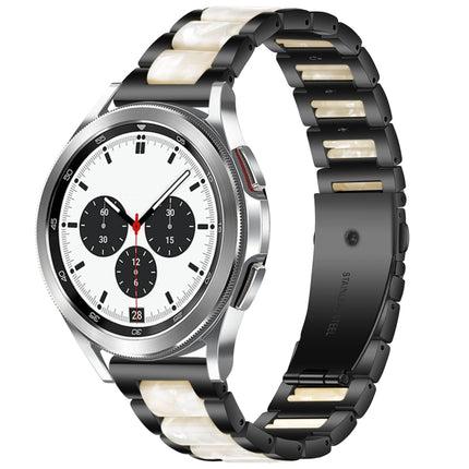 Interbead Resin Metal Watch Band, For Galaxy Watch 4 Classic 42 / 46mm - DealBuddy