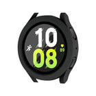 For Samsung Galaxy Watch4/5 44mm ENKAY Hat-Prince Waterproof Full Coverage PC Frame + 9H Tempered Glass Case - DealBuddy