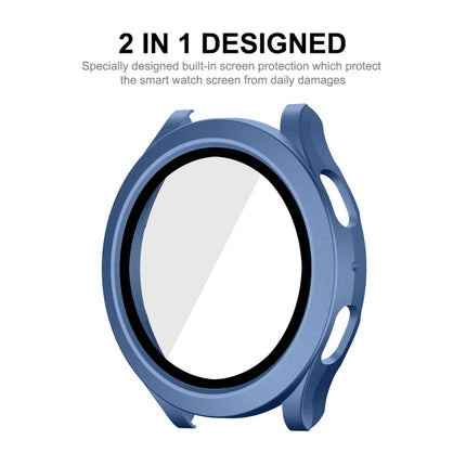 For Samsung Galaxy Watch4/5 44mm ENKAY Hat-Prince Waterproof Full Coverage PC Frame + 9H Tempered Glass Case - DealBuddy