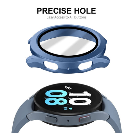 For Samsung Galaxy Watch4/5 44mm ENKAY Hat-Prince Waterproof Full Coverage PC Frame + 9H Tempered Glass Case - DealBuddy