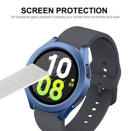 For Samsung Galaxy Watch4/5 44mm ENKAY Hat-Prince Waterproof Full Coverage PC Frame + 9H Tempered Glass Case - DealBuddy