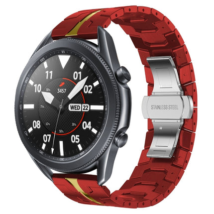 Armor Stainless Steel Metal Watch Band, For Samsung Galaxy watch3 45mm, For Samsung Galaxy watch 46mm, For Samsung Gear S3 Classic, For Samsung Gear S3 Frontier - DealBuddy