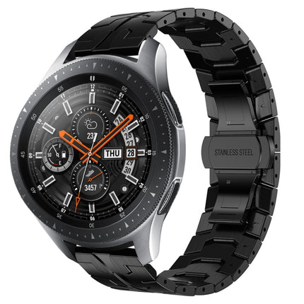 Armor Stainless Steel Metal Watch Band, For Samsung Galaxy watch3 45mm, For Samsung Galaxy watch 46mm, For Samsung Gear S3 Classic, For Samsung Gear S3 Frontier - DealBuddy
