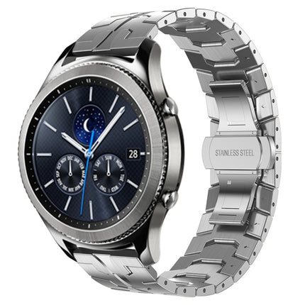 Armor Stainless Steel Metal Watch Band, For Samsung Galaxy watch3 45mm, For Samsung Galaxy watch 46mm, For Samsung Gear S3 Classic, For Samsung Gear S3 Frontier - DealBuddy