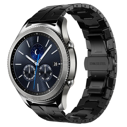 Armor Stainless Steel Metal Watch Band, For Samsung Galaxy watch3 45mm, For Samsung Galaxy watch 46mm, For Samsung Gear S3 Classic, For Samsung Gear S3 Frontier - DealBuddy