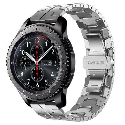 Armor Stainless Steel Metal Watch Band, For Samsung Galaxy watch3 45mm, For Samsung Galaxy watch 46mm, For Samsung Gear S3 Classic, For Samsung Gear S3 Frontier - DealBuddy