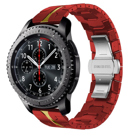 Armor Stainless Steel Metal Watch Band, For Samsung Galaxy watch3 45mm, For Samsung Galaxy watch 46mm, For Samsung Gear S3 Classic, For Samsung Gear S3 Frontier - DealBuddy