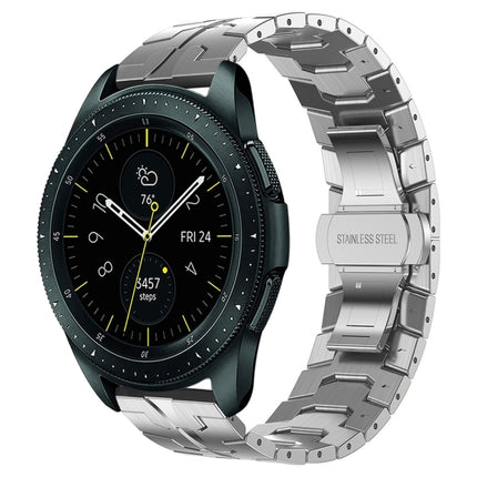 Armor Stainless Steel Metal Watch Band, For Samsung Galaxy watch 42mm, For Samsung Galaxy Watch3 41mm, For Samsung Galaxy Gear Sport, For Samsung Galaxy Watch Active, For Samsung Galaxy Watch5 / Watch5 Pro, For Samsung Galaxy Watch4 / Watch4 Classic - DealBuddy
