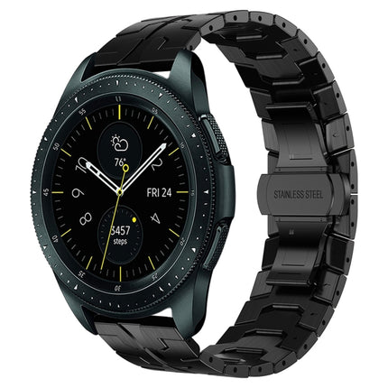 Armor Stainless Steel Metal Watch Band, For Samsung Galaxy watch 42mm, For Samsung Galaxy Watch3 41mm, For Samsung Galaxy Gear Sport, For Samsung Galaxy Watch Active, For Samsung Galaxy Watch5 / Watch5 Pro, For Samsung Galaxy Watch4 / Watch4 Classic - DealBuddy