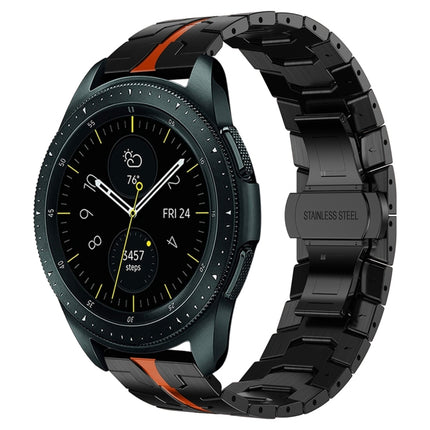 Armor Stainless Steel Metal Watch Band, For Samsung Galaxy watch 42mm, For Samsung Galaxy Watch3 41mm, For Samsung Galaxy Gear Sport, For Samsung Galaxy Watch Active, For Samsung Galaxy Watch5 / Watch5 Pro, For Samsung Galaxy Watch4 / Watch4 Classic - DealBuddy