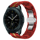 For Samsung Galaxy watch 42mm / Red+Gold