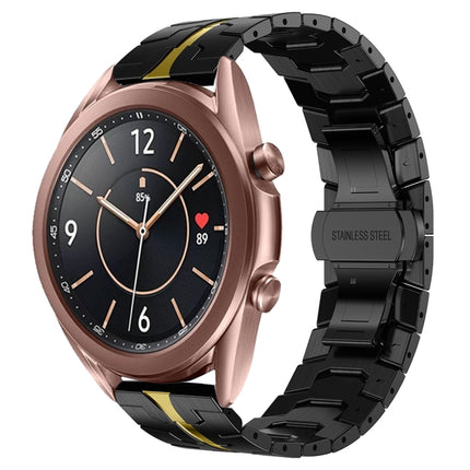 Armor Stainless Steel Metal Watch Band, For Samsung Galaxy watch 42mm, For Samsung Galaxy Watch3 41mm, For Samsung Galaxy Gear Sport, For Samsung Galaxy Watch Active, For Samsung Galaxy Watch5 / Watch5 Pro, For Samsung Galaxy Watch4 / Watch4 Classic - DealBuddy