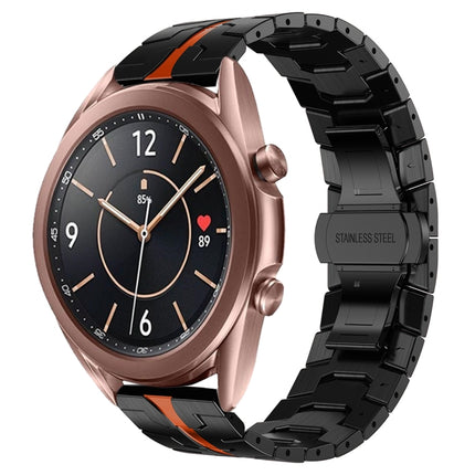 Armor Stainless Steel Metal Watch Band, For Samsung Galaxy watch 42mm, For Samsung Galaxy Watch3 41mm, For Samsung Galaxy Gear Sport, For Samsung Galaxy Watch Active, For Samsung Galaxy Watch5 / Watch5 Pro, For Samsung Galaxy Watch4 / Watch4 Classic - DealBuddy