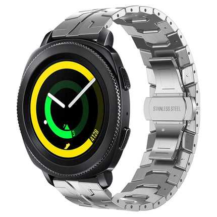 Armor Stainless Steel Metal Watch Band, For Samsung Galaxy watch 42mm, For Samsung Galaxy Watch3 41mm, For Samsung Galaxy Gear Sport, For Samsung Galaxy Watch Active, For Samsung Galaxy Watch5 / Watch5 Pro, For Samsung Galaxy Watch4 / Watch4 Classic - DealBuddy