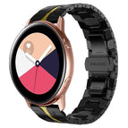 For Samsung Galaxy Watch Active / Black+Gold