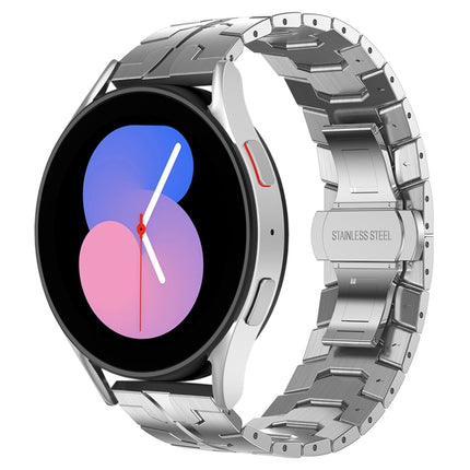 Armor Stainless Steel Metal Watch Band, For Samsung Galaxy watch 42mm, For Samsung Galaxy Watch3 41mm, For Samsung Galaxy Gear Sport, For Samsung Galaxy Watch Active, For Samsung Galaxy Watch5 / Watch5 Pro, For Samsung Galaxy Watch4 / Watch4 Classic - DealBuddy