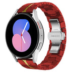 For Samsung Galaxy Watch5 / Watch5 Pro / Red+Gold