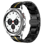 For Samsung Galaxy Watch4 / Watch4 Classic / Black+Gold