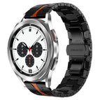 For Samsung Galaxy Watch4 / Watch4 Classic / Black+Red