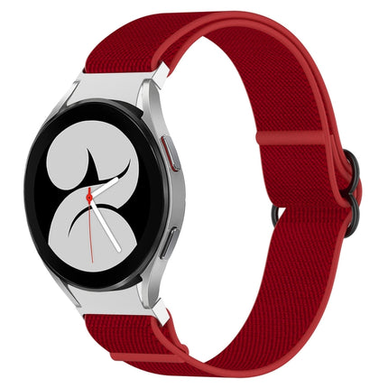 Nylon Stretch Black Buckle Watch Band, For Samsung Galaxy Watch 5 Pro 45mm, For Samsung Galaxy Watch 5 44mm, For Samsung Galaxy Watch 5 40mm, For Samsung Galaxy Watch 4 44mm, For Samsung Galaxy Watch 4 40mm, For Samsung Galaxy Watch 4 Classic 42mm     ... - DealBuddy