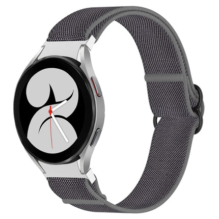 Nylon Stretch Black Buckle Watch Band