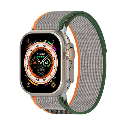 Double Color Nylon Hook and Loop Fastener Watch Band, For Apple Watch Ultra 49mm, For Apple Watch Series 8&7 45mm/SE 2&6&SE&5&4 44mm, For Apple Watch Series 8&7 41mm/SE 2&6&SE&5&4 40mm - DealBuddy