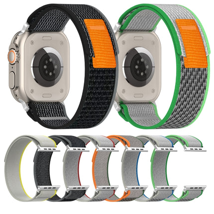 Double Color Nylon Hook and Loop Fastener Watch Band, For Apple Watch Ultra 49mm, For Apple Watch Series 8&7 45mm/SE 2&6&SE&5&4 44mm, For Apple Watch Series 8&7 41mm/SE 2&6&SE&5&4 40mm - DealBuddy