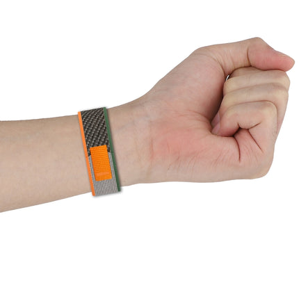 Double Color Nylon Hook and Loop Fastener Watch Band, For Apple Watch Ultra 49mm, For Apple Watch Series 8&7 45mm/SE 2&6&SE&5&4 44mm, For Apple Watch Series 8&7 41mm/SE 2&6&SE&5&4 40mm - DealBuddy