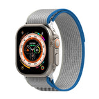 For Apple Watch Series 8&7 45mm/SE 2&6&SE&5&4 44mm / Blue+Grey