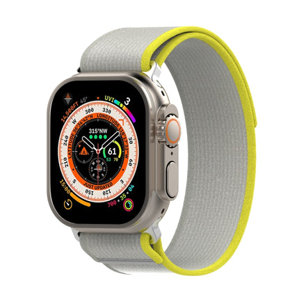 Double Color Nylon Hook and Loop Fastener Watch Band, For Apple Watch Ultra 49mm, For Apple Watch Series 8&7 45mm/SE 2&6&SE&5&4 44mm, For Apple Watch Series 8&7 41mm/SE 2&6&SE&5&4 40mm - DealBuddy