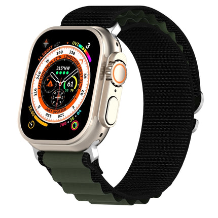 Double Color Nylon Watch Band, For Apple Watch Ultra 49mm, For Apple Watch Series 8&7 45mm/SE 2&6&SE&5&4 44mm, For Apple Watch Series 8&7 41mm/SE 2&6&SE&5&4 40mm - DealBuddy
