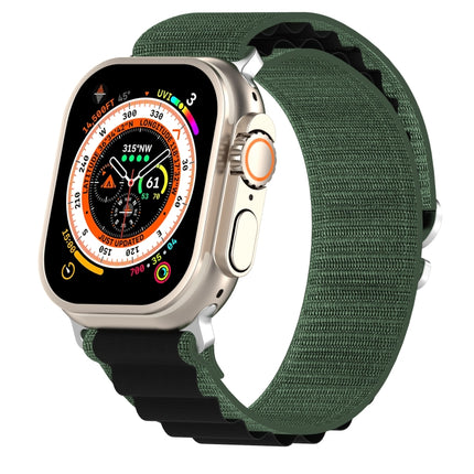 Double Color Nylon Watch Band, For Apple Watch Ultra 49mm, For Apple Watch Series 8&7 45mm/SE 2&6&SE&5&4 44mm, For Apple Watch Series 8&7 41mm/SE 2&6&SE&5&4 40mm - DealBuddy