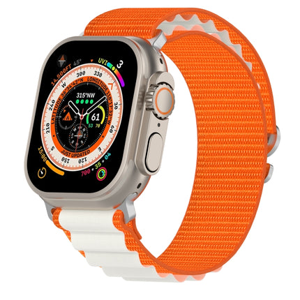 Double Color Nylon Watch Band, For Apple Watch Ultra 49mm, For Apple Watch Series 8&7 45mm/SE 2&6&SE&5&4 44mm, For Apple Watch Series 8&7 41mm/SE 2&6&SE&5&4 40mm - DealBuddy