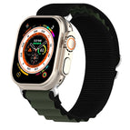 For Apple Watch Series 8&7 41mm/SE 2&6&SE&5&4 40mm / Black+Green