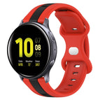 For Samsung Galaxy Watch Active 2 44mm / Red+Black