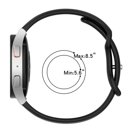 20mm Butterfly Buckle Two-Color Silicone Watch Band